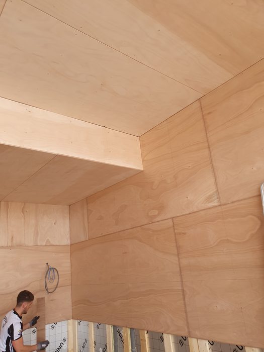 Houten wand- en plafondpanelen